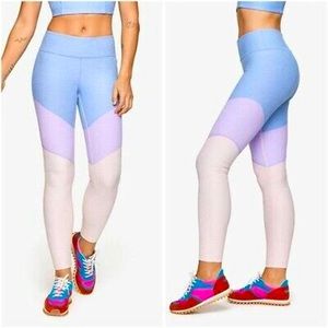Outdoor Voices 7/8 Leggings Tri-Color & Top, SizeM